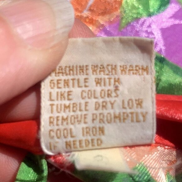 Vintage Victoria's Secret Gold Label Floral Jacquard Maxi Robe Pink Small - Picture 10 of 13